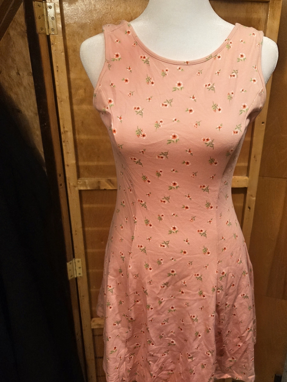 Forever 21 Pink Floral Sleeveless Mini Dress